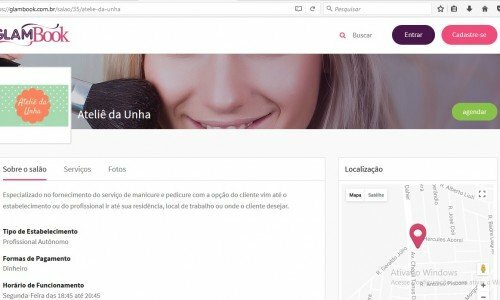 StartUp de Intermediação de Serviços de Beleza