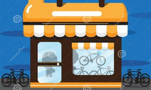 E-commerce  loja física de Bikes, peças e acessórios em pleno funcionamento