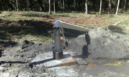 Sitio com fonte agua mineral