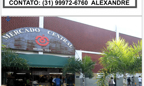 Vendo ponto comercial no Mercado Central de Belo Horizonte