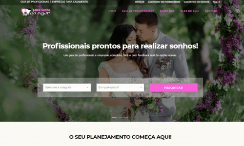 Guia de Profissionais e Empresas para Casamentos