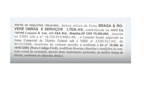 Passo CNPJ de Obras e Serviços – 2008