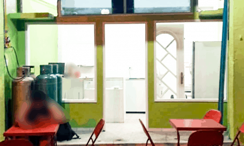 Pizzaria em funcionamento em Bangu