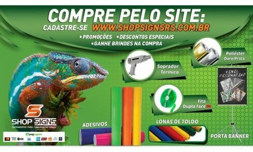 Comercio de Vendas de Suprimentos para Comunicação Visula e Sinalização