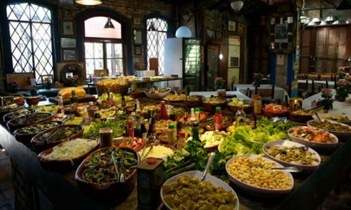Restaurante kilo na cidade de santos