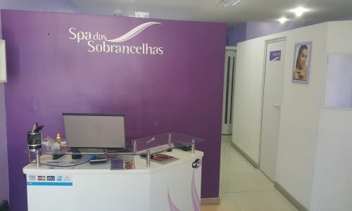 Salão de beleza com franquia