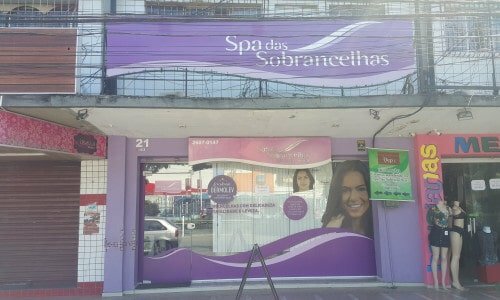 Salão de beleza com franquia