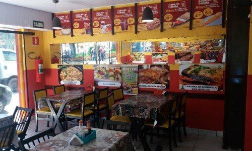 Restaurante e lanchonete no centro de Guararema