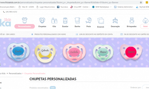 LOJA VIRTUAL DE ARTIGOS INFANTIS