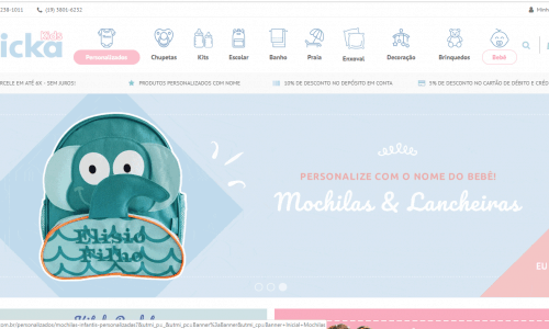 LOJA VIRTUAL DE ARTIGOS INFANTIS