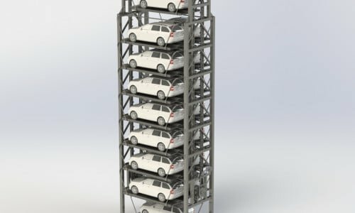 Estacionamento vertical automatizado