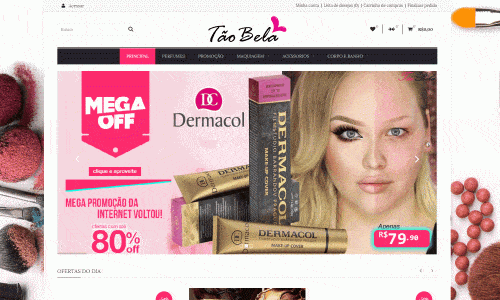 Loja Virtual Cosméticos e Produtos Femininos