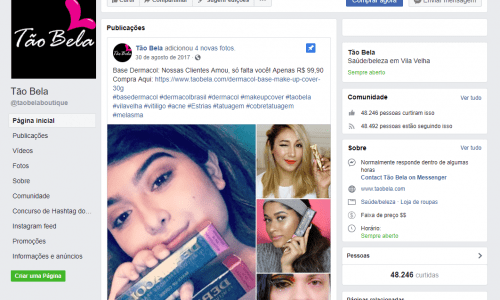 Loja Virtual Cosméticos e Produtos Femininos