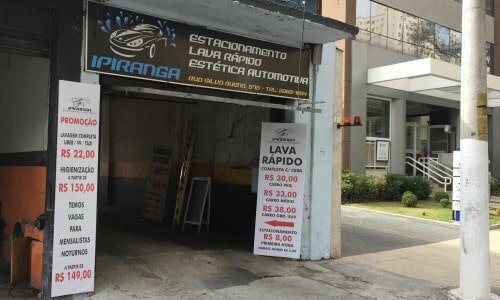 Lava Rapido e Estacionamento