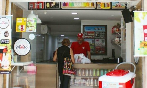 Franquia da marca Sorveteria Sol a Sol unidade de Icaraí