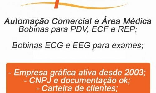Indústria Gráfica em São paulo – Papeis ECF, REP, PDV e ECG