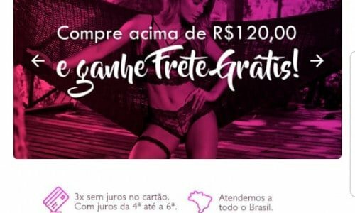 Loja ecommerce de lingerie e sexy shop