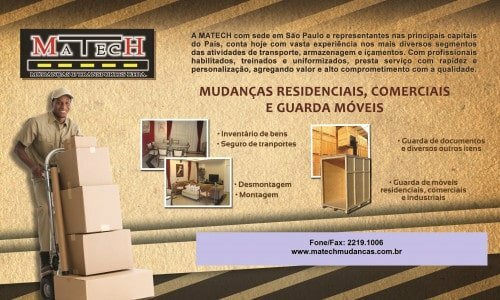 Mudanças , Guarda moveis e içamentos