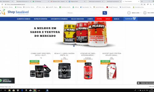 E-commerce de Suplementos Nutricionais, Cosméticos e Produtos Naturais