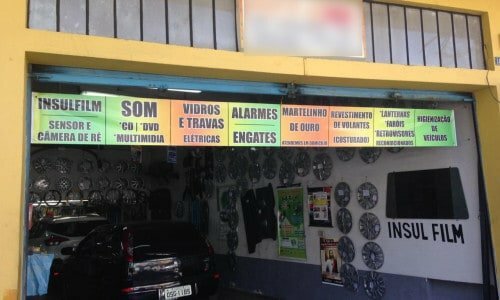 Loja de som e acessórios para automóveis