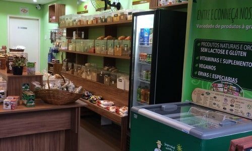 Vendo loja de produtos naturais