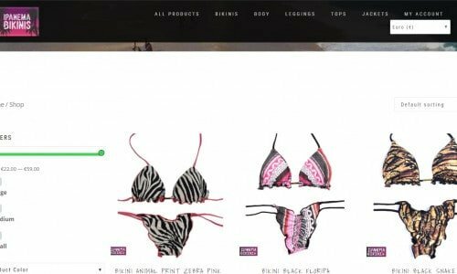 Ecommerce de Moda Praia biquinis