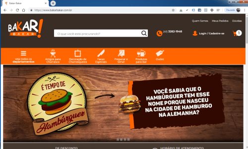 Loja Online de Artigos para Churrasco com Showroom