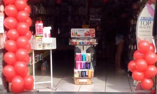 Loja de cosméticos com mais de 10 anos