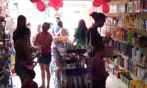 Loja de cosméticos com mais de 10 anos