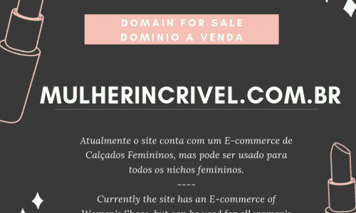 Vende-se Site/E-commerce Feminino