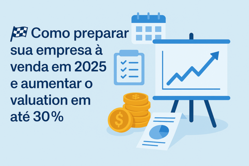 🏁Como preparar sua empresa à venda em 2025 e aumentar o valuation em até 30%