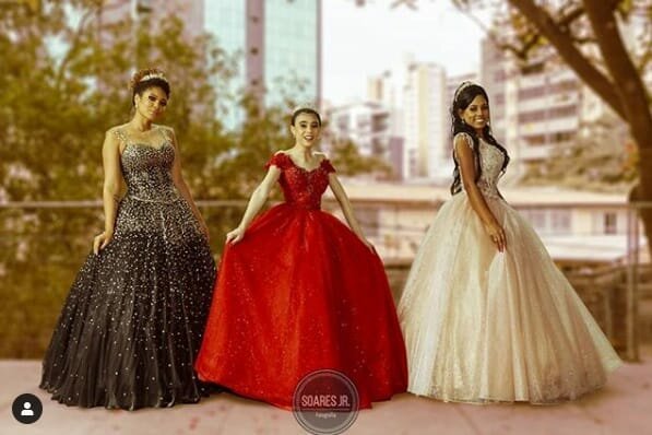 Loja de aluguel de vestidos de debutantes