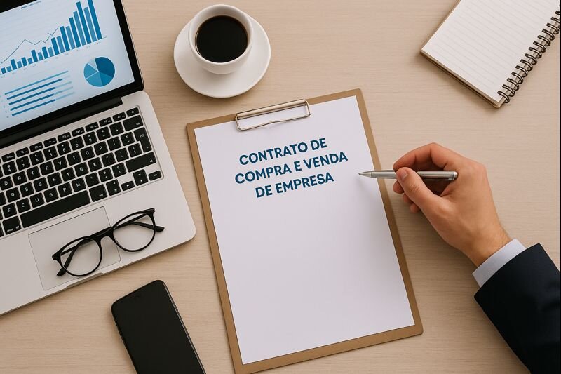 🧾 Contrato de Compra e Venda de Empresa 2026: 18 Cláusulas Obrigatórias + Checklist Completo