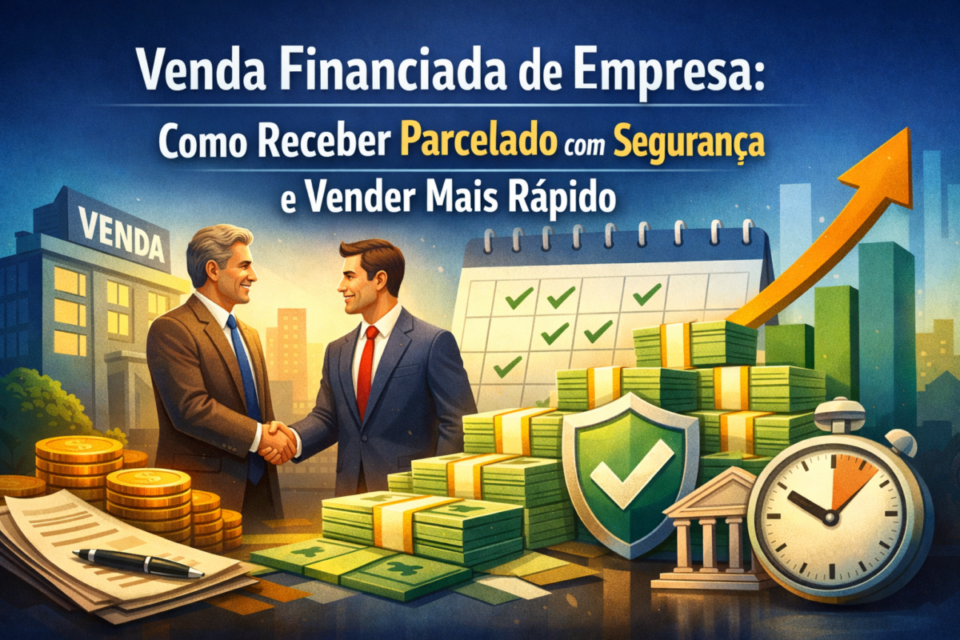 Venda financiada de empresa: como receber parcelado com segurança e vender mais rápido