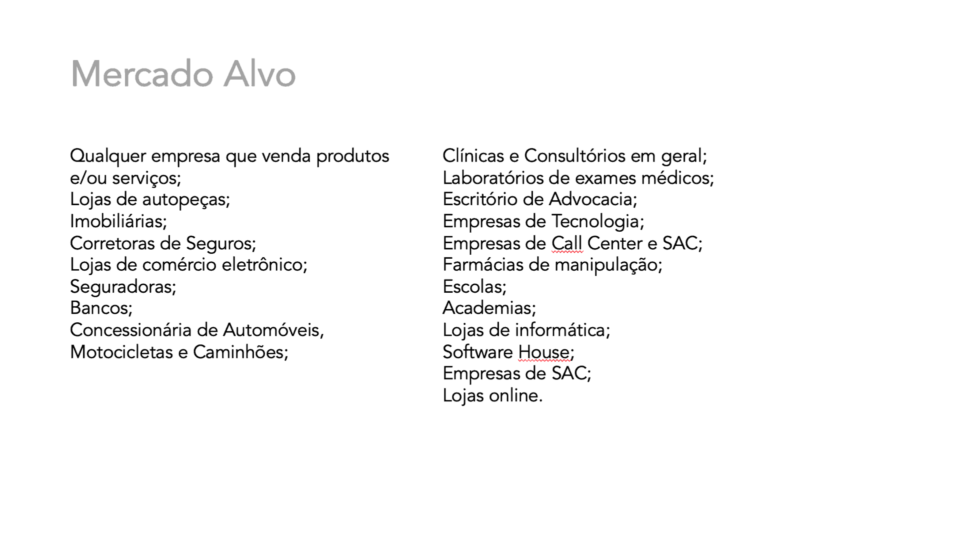 Cotas de empresa de tecnologia