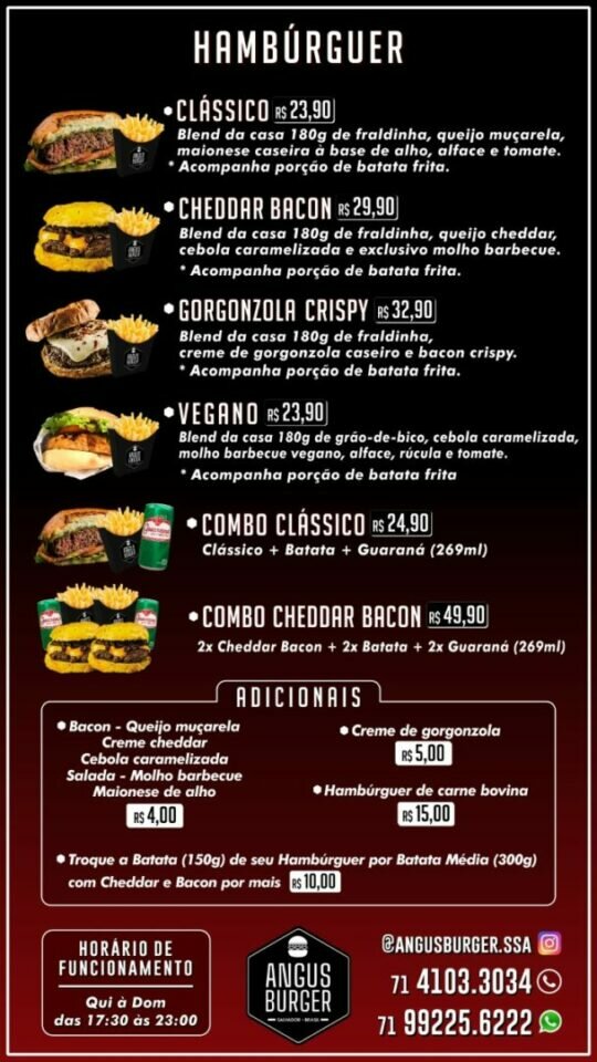 Hamburgueria Artesanal – Angus Burger