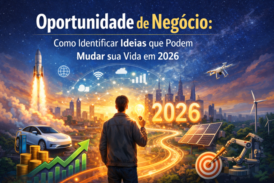 Oportunidade de Negócio: Como Identificar Ideias que Podem Mudar sua Vida em 2026