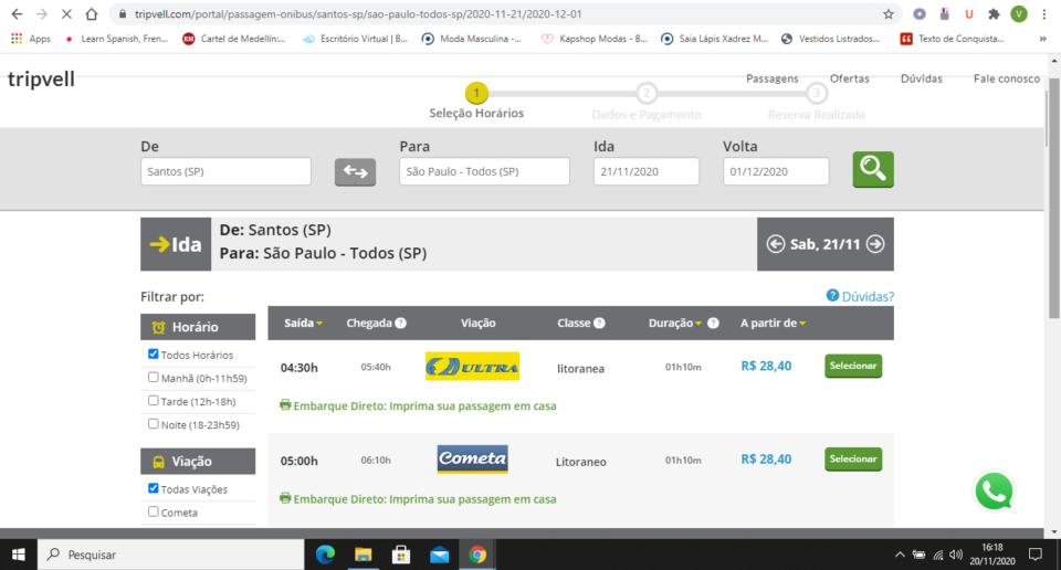 Agencia de viagens e Turismo online