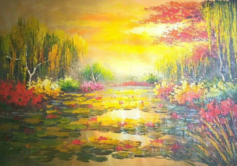 Passo negocio completo obras de arte quadros e molduras