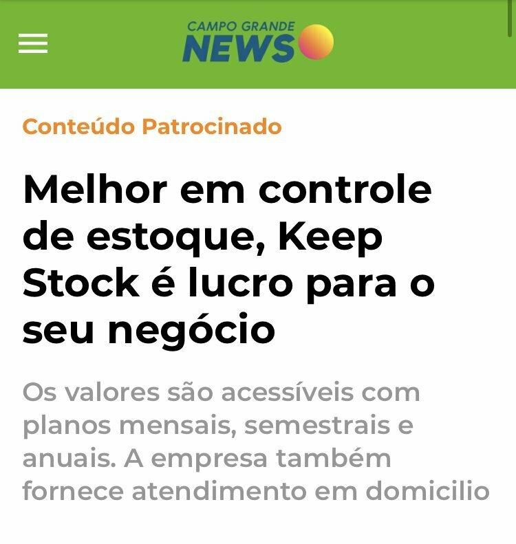Vendo empresa de soluções em estoque