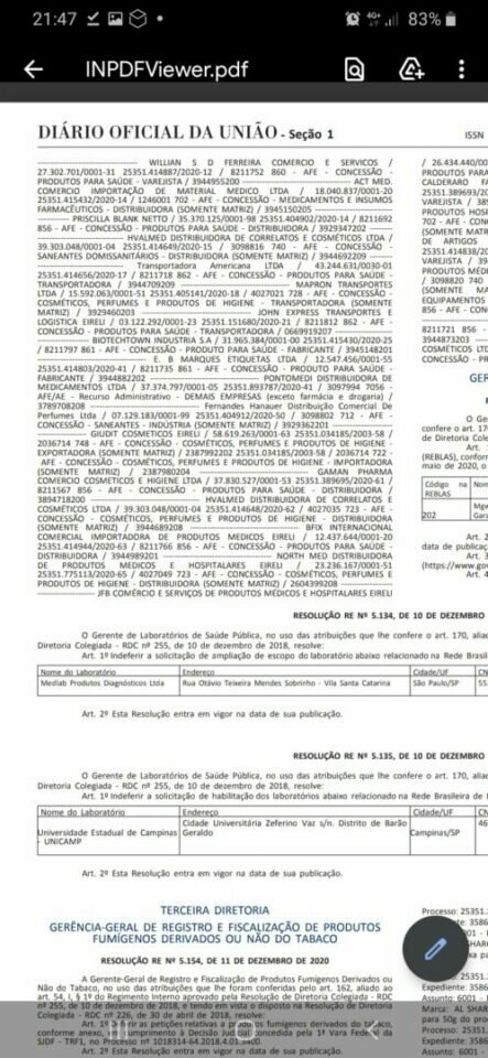 HVALMED DISTRIBUIDORA DE CORRELATOS E COSMETICOS LTDA