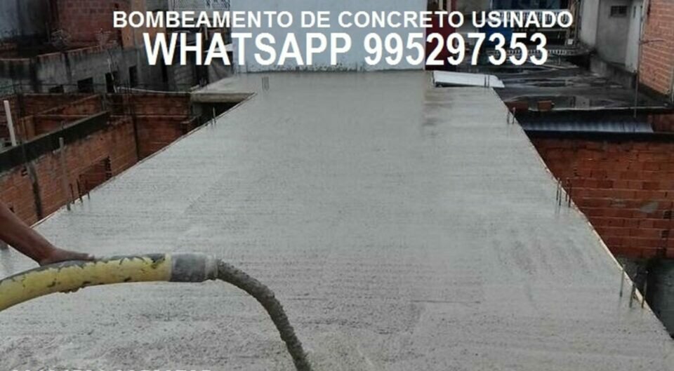 Concreto Bombeado, Polimento de Piso, Laje Nível Zero