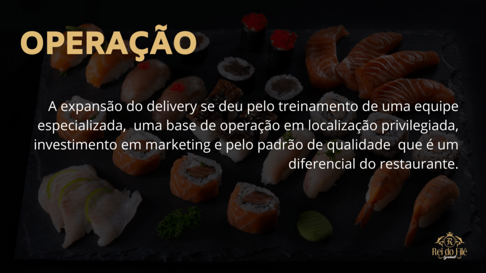Venda Restaurante japonês Delivery