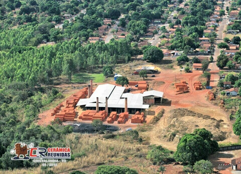 Industria de Ceramica montada e funcionando – Cristalandia – TO