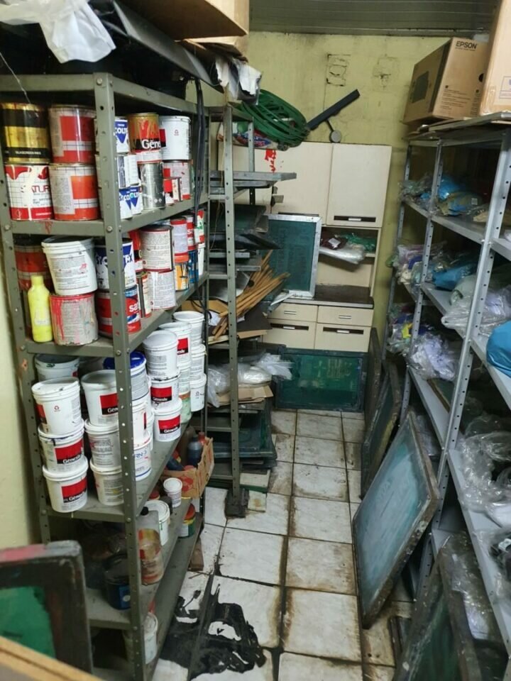 Empresa de silk completa com equipamentos e maquina de bordar