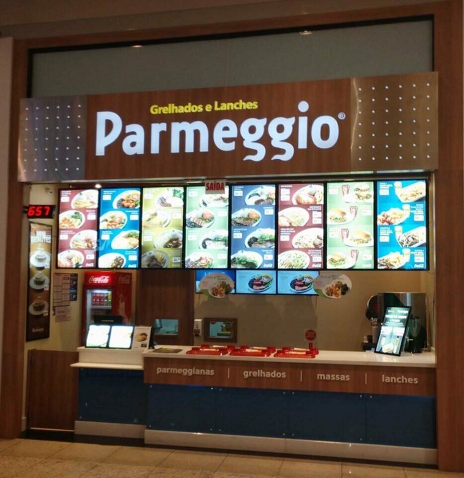 Franquia de restaurante em praça de alimentação de Shopping