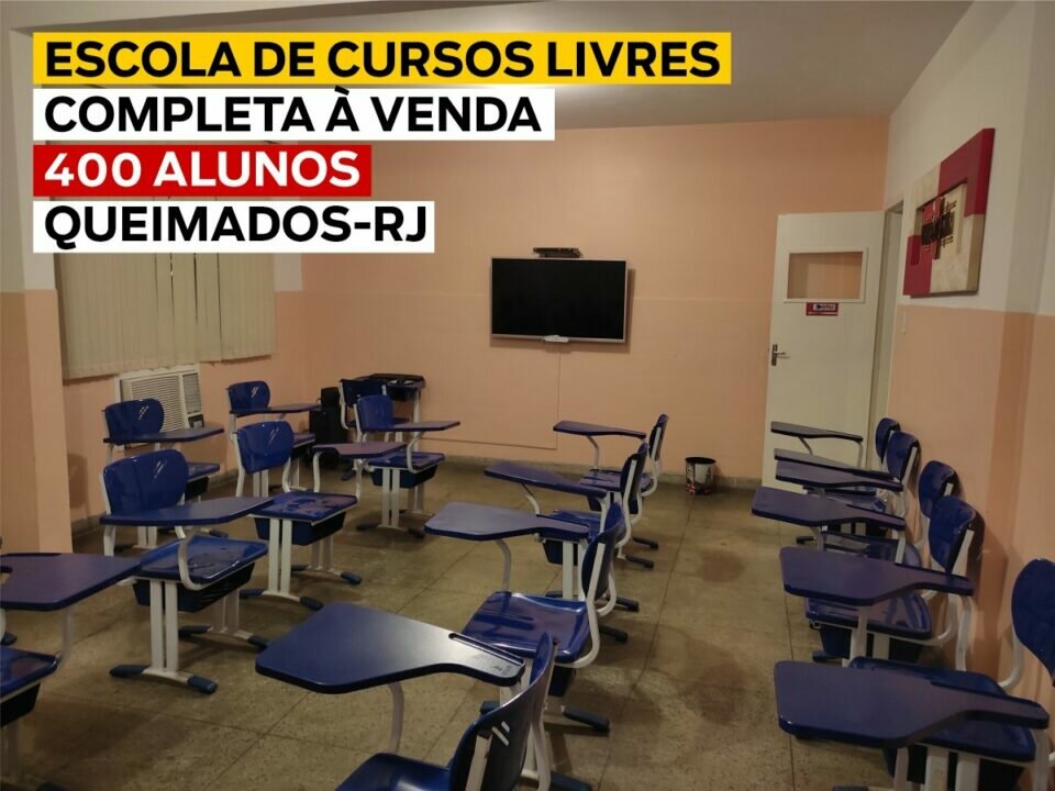 Escola de Cursos Livres em Queimados 400 alunos