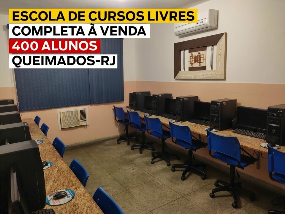 Escola de Cursos Livres em Queimados 400 alunos