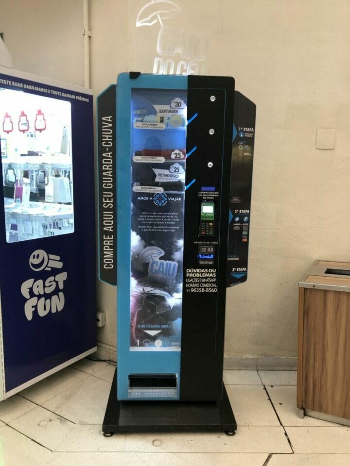 Maquinas de Autoatendimento para venda de Guardachuvas Vending Machines