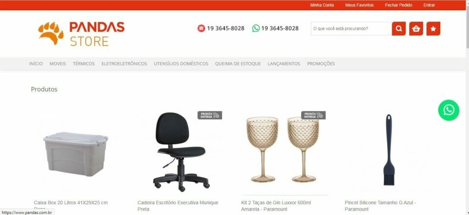 E-commerce a 12 anos no mercado com extensa lista de contatos